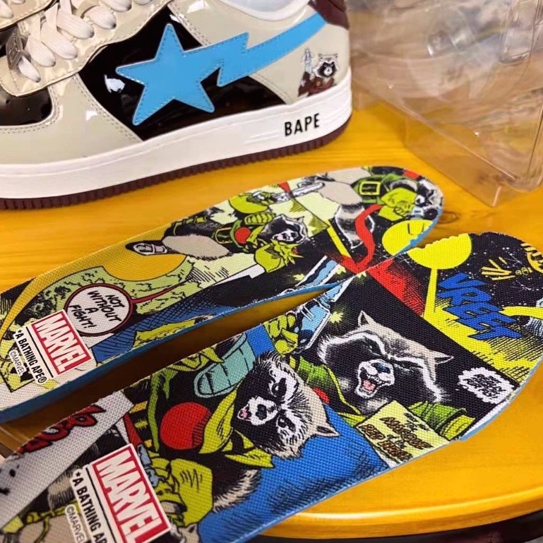 Giày Sneakers Bape Sta Ape Thời Trang Cá Tính Cho Nam Nữ