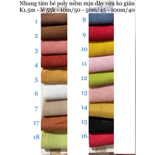 [Vaihoa2015] Vải Nhung tăm - Mềm mịn <LOẠI 1>