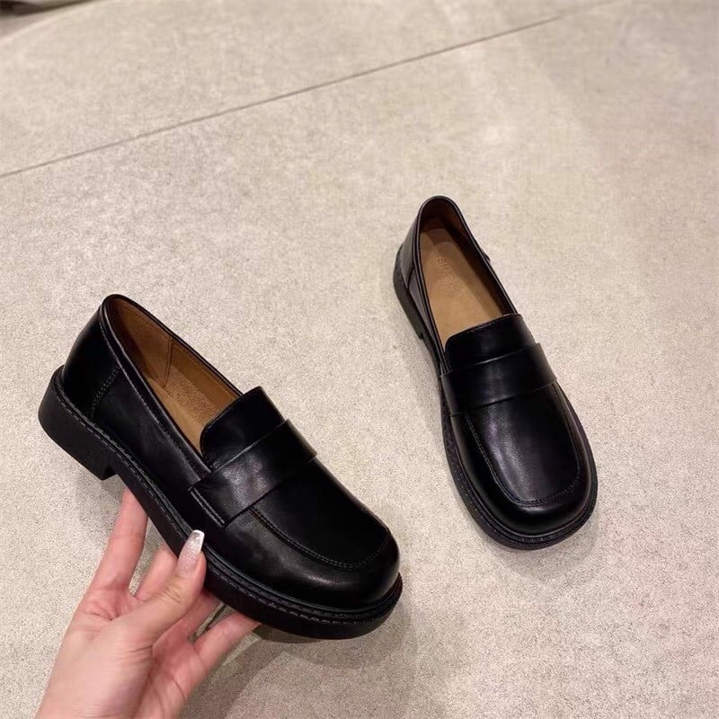 Giày Oxford Nữ Cao Cấp Hot Trend đế bệt , da mềm D877581