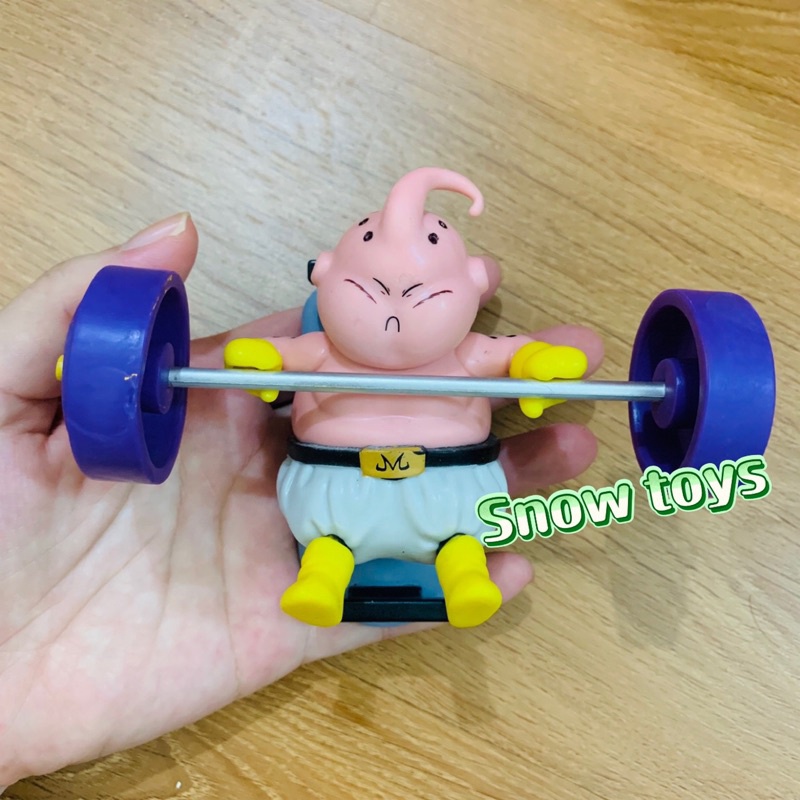 Mô hình Dragon ball - Mô hình Majin Buu béo tập gym tập tạ MajinBuu - Ma bư mập Ma bư béo - Full box - Cao 9~11