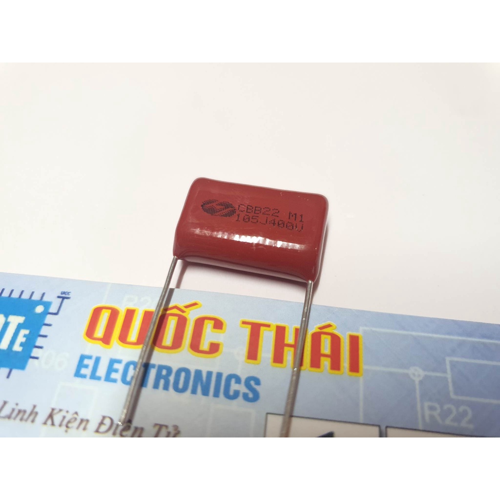 Combo 5 tụ kẹo đỏ 105J/400v