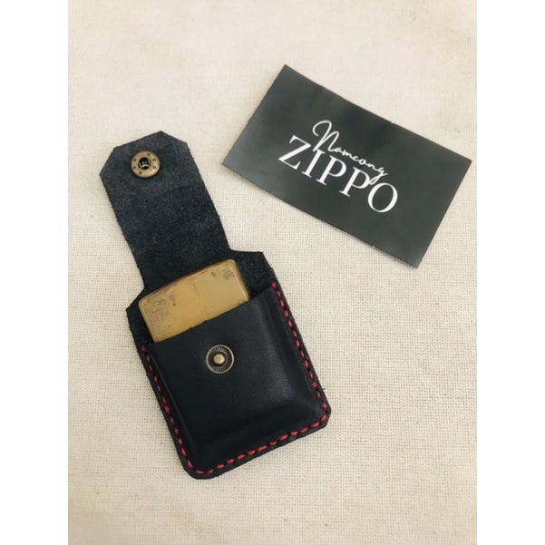 Bao da zippo đeo thắt lưng