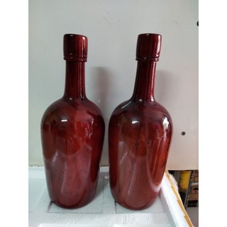 Cặp bình chai lọ gỗ tràm cao 37cm
