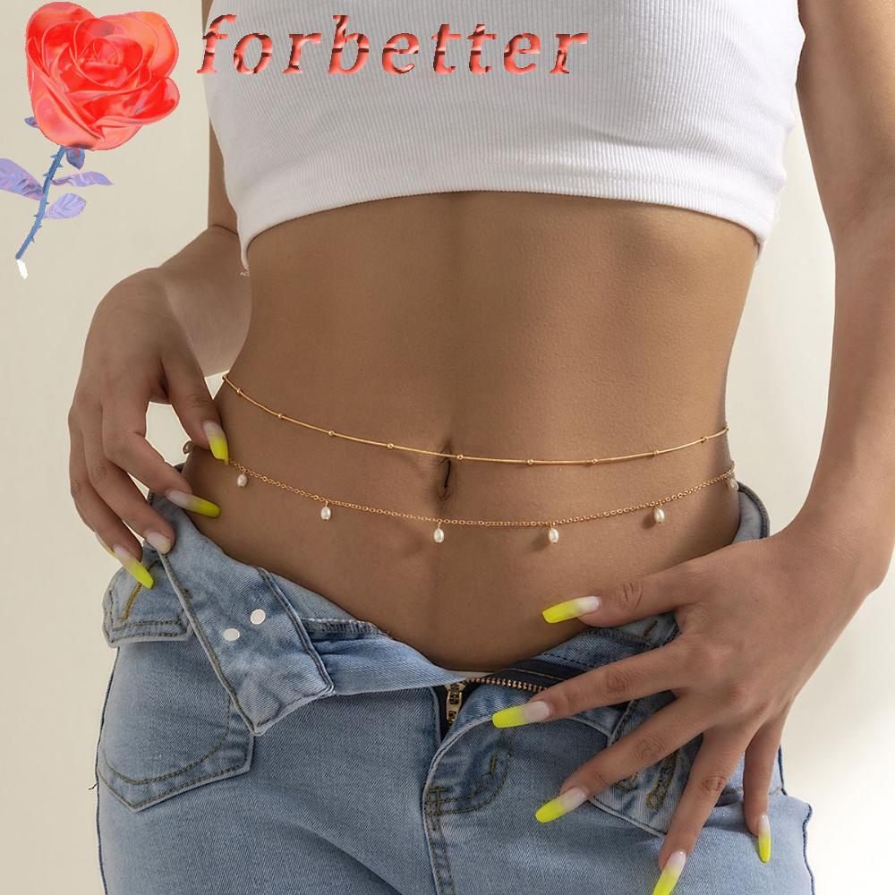 Dây Xích Đeo Thắt Lưng Bằng Kim Loại Nhiều Màu Sắc Phong Cách Bohemian Dành Cho Nữ