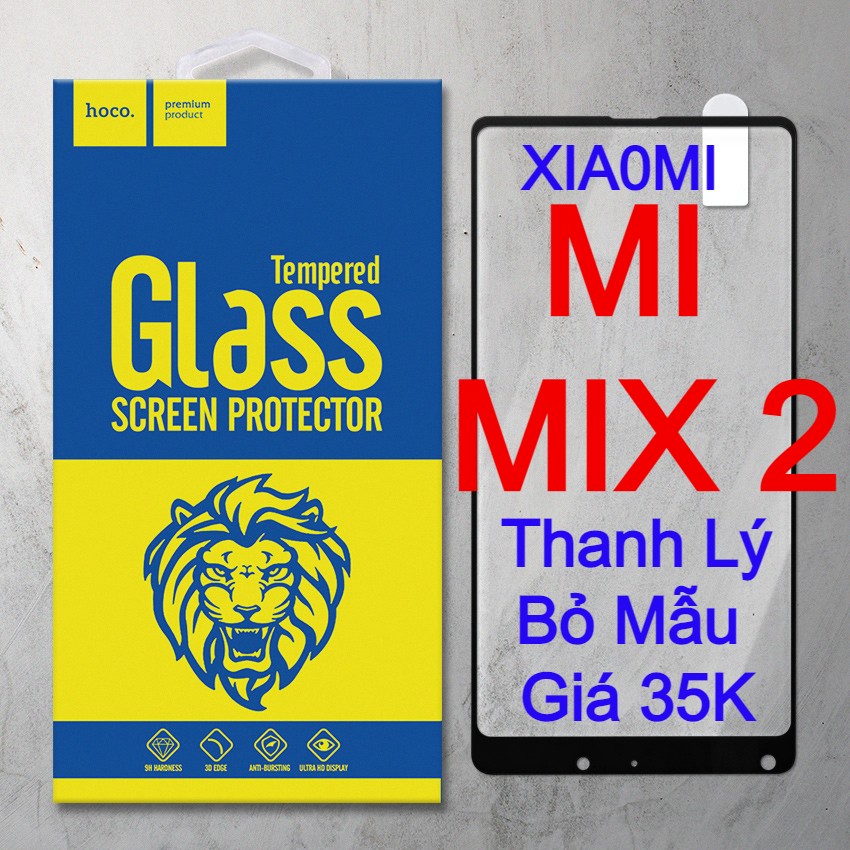 Cường lực Xiaomi Mi Mix 2 hiệu Hoco.tw Full keo Full MH