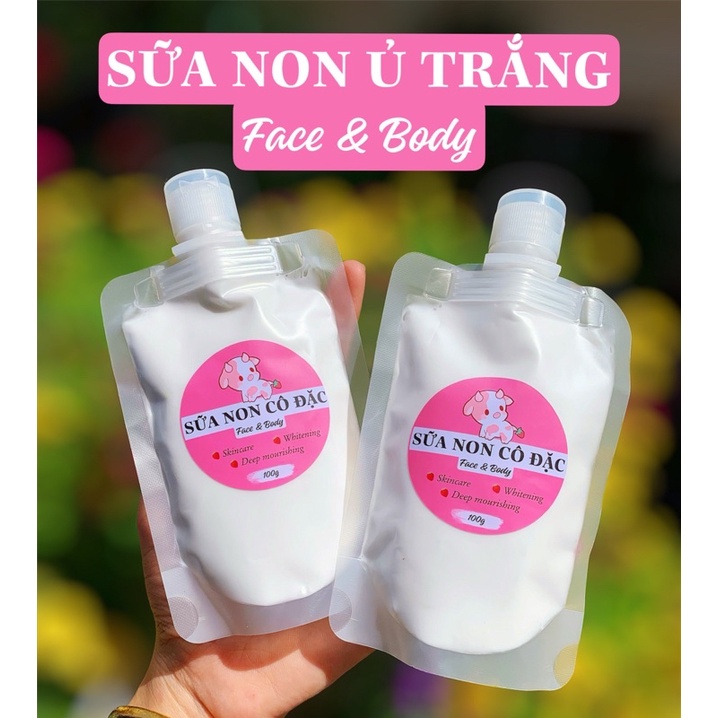 SỮA NON Ủ TRẮNG FACE - Giúp da trắng sáng, mịn màng