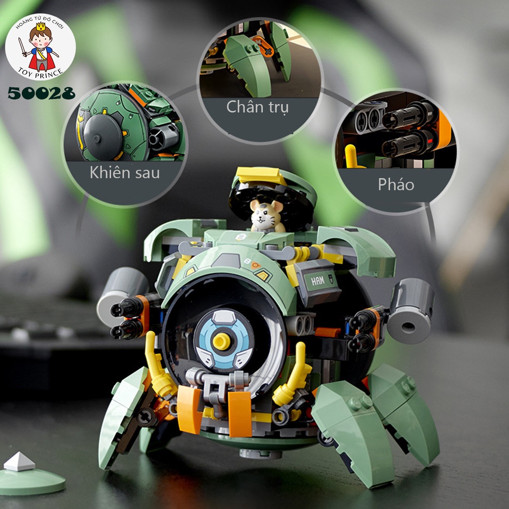 ĐỒ CHƠI LẮP RÁP LEGO ROBOT CHUỘT HAMSTER HÌNH QUẢ CẦU WRECKING BALL 12IN1 50028 50029 227PCS