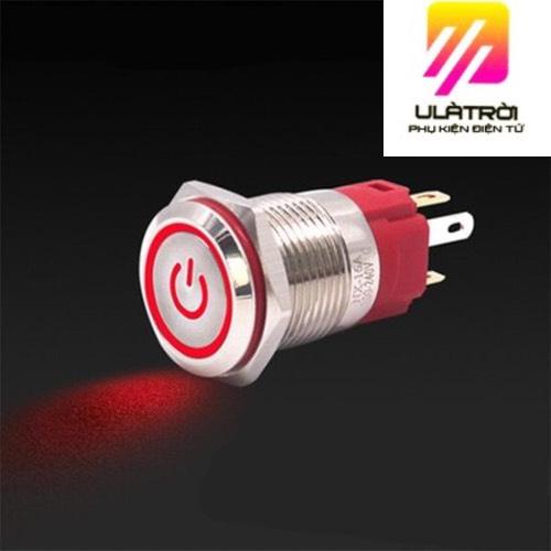 Nút nhấn báo nguồn 16mm, nút nhấn giữ có LED báo nguồn 5-24VDC