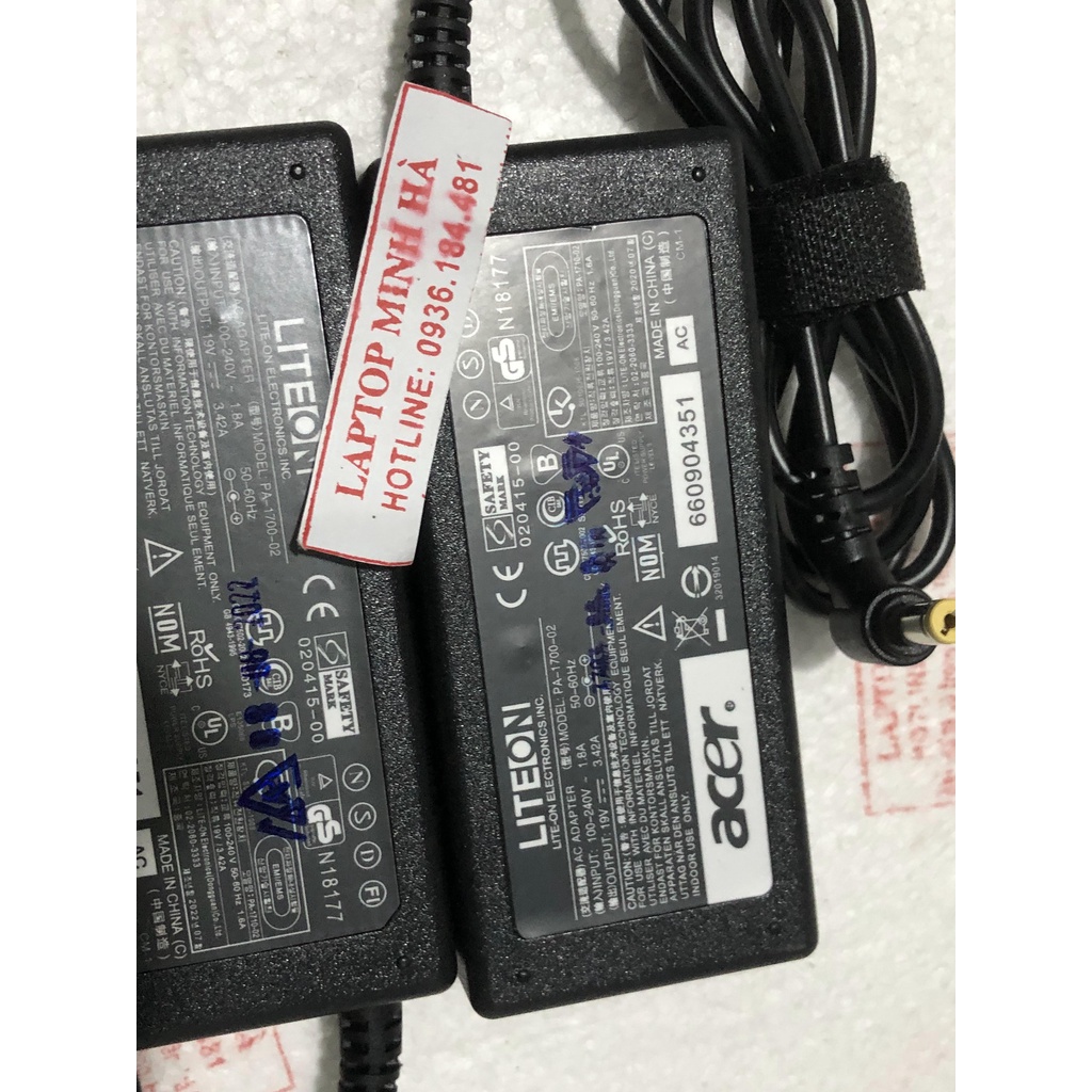 Sạc laptop Acer Aspire One 531h, Sạc Acer Aspire One 531h