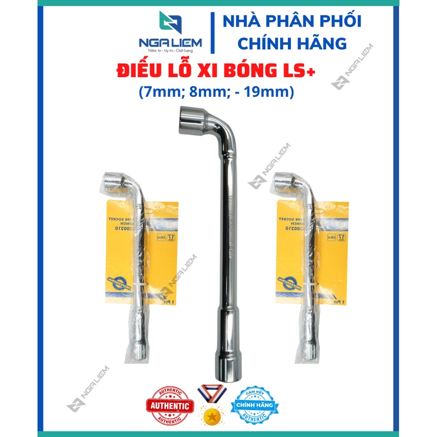 Điếu lỗ xi bóng LS+ (7mm; 8mm; - 19mm)