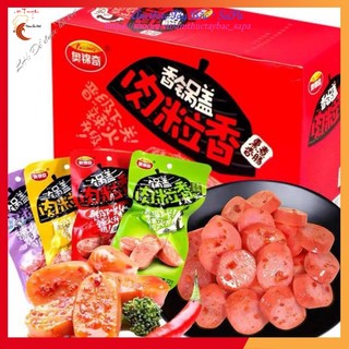 Xúc Xích Sụn Gà Cay Ăn Liền 1 gói 4 viên 20g ❤️FREESHIP❤️ Xúc Xích Cay Hồ Nam Ăn Vặt Trung Quốc - Việt Trung Quán
