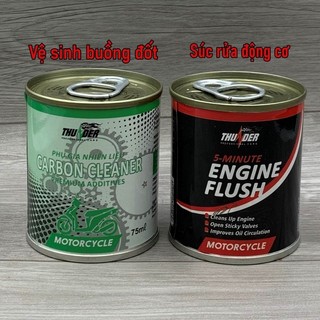 Vệ sinh buồng đốt / Súc rửa động cơ Thunder Carbon Cleaner 75ml
