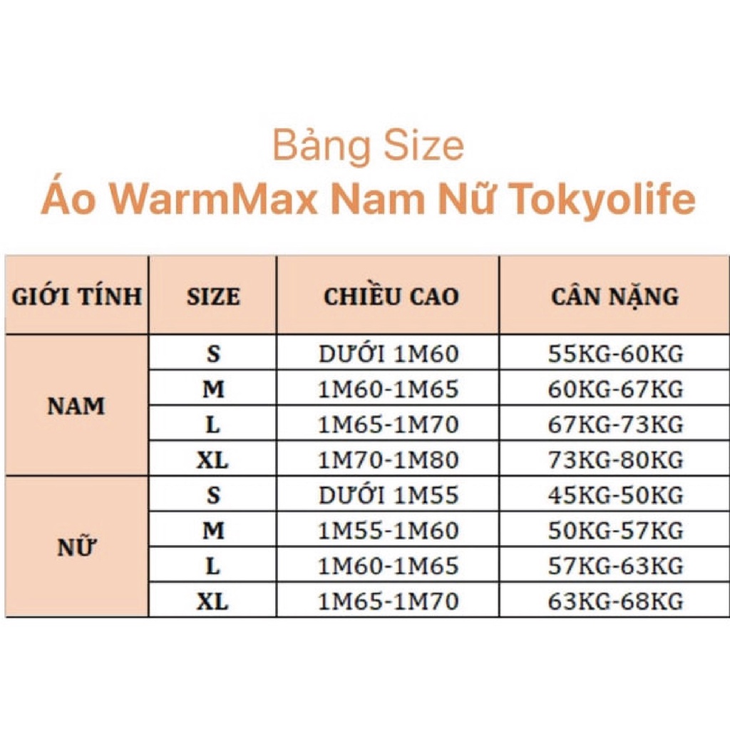 Áo giữ nhiệt NỮ WM Extra cổ tròn co giãn 4 chiều, giữ ấm TOKYOLIFE G9SMT089L( Hiệu ứng trái đào không lót nỉ )