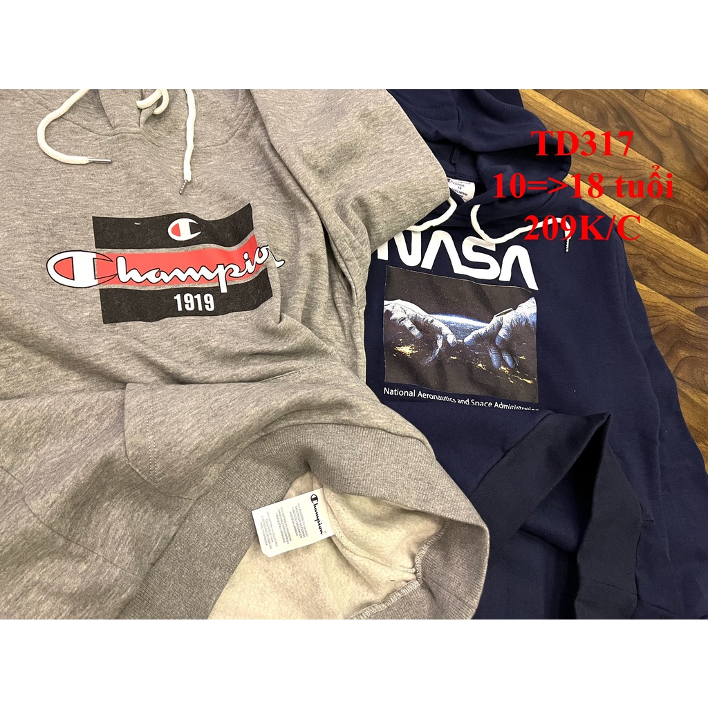 * Mã TD317: Áo nỉ hoodie bé trai siêu xịn