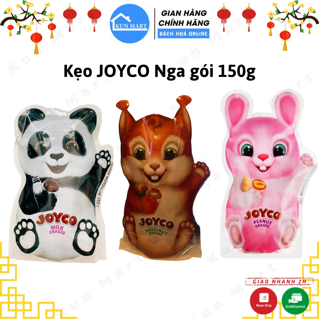 Kẹo socola 💖 Kẹo gấu trúc Socola JOYCO Nga hàng chính hãng 150g
