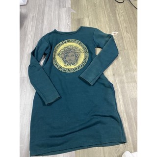 2hand đầm xanh tay dài 182