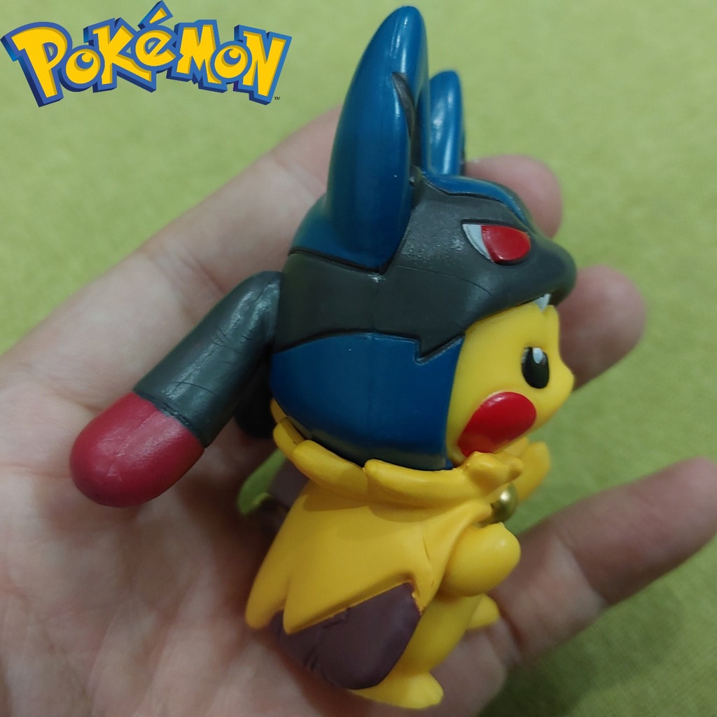 Mô hình pikachu cosplay Mega lucario võ sư Anime nhật Pokemon 2027 N2 2-3