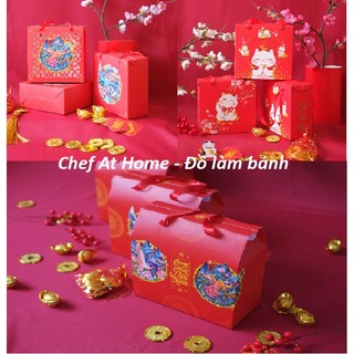 Hộp đựng bánh kẹo, bánh thuyền Tết xuân