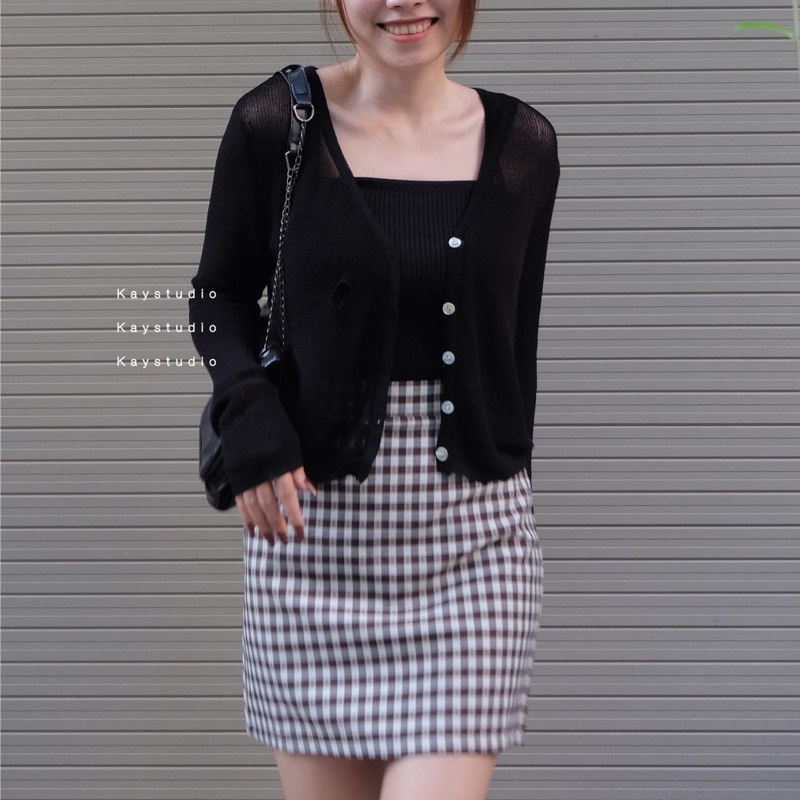 CHÂN VÁY MINI CARO