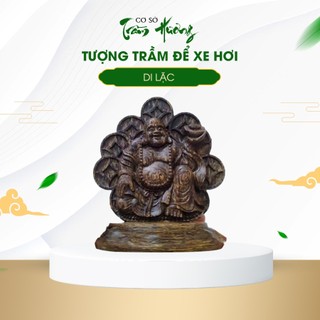Tượng xe ô tô, để bàn làm việc phật Di Lặc trầm hương sánh chìm hoàn toàn tự nhiên