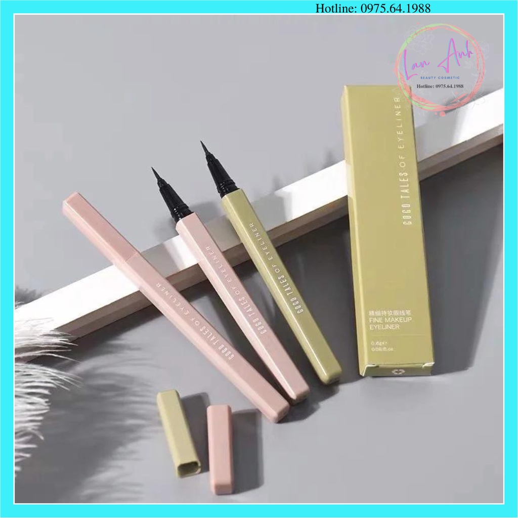 Bút Kẻ Mắt Sắc Nét Siêu Mảnh Gogo Tales Slender Beckoning Eyeliner 0.6ml