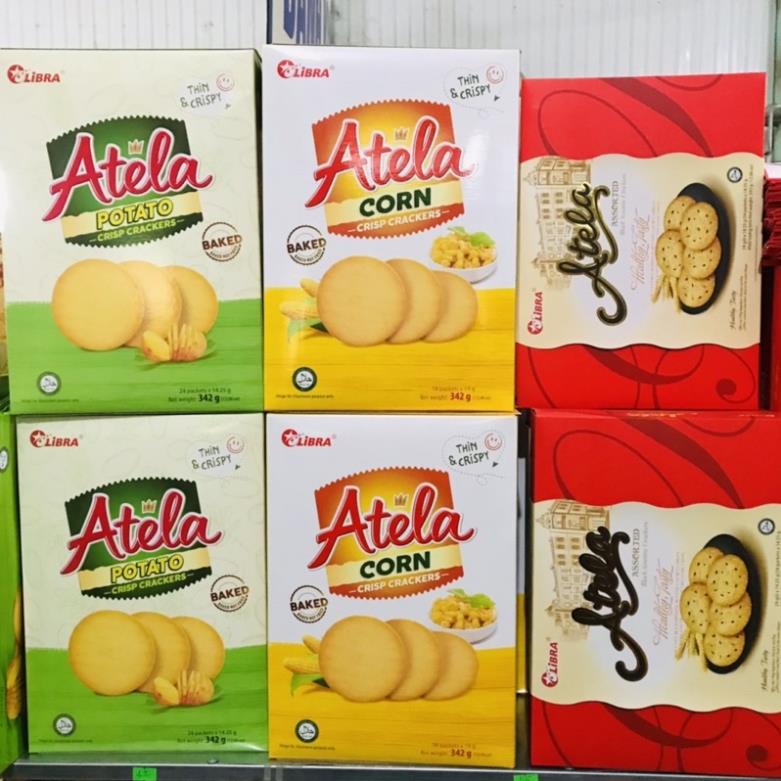 Bánh Quy Giòn Atela Libra Cracker Hộp 150Gr