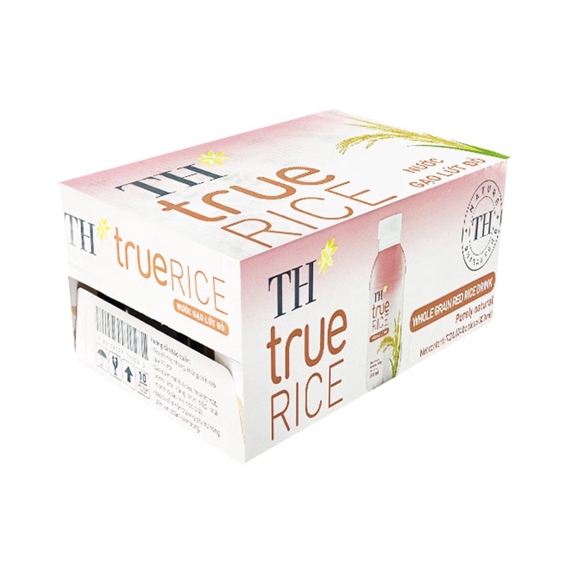 Nước gạo rang va gao lut Th true rice thùng 24 chai 300ml