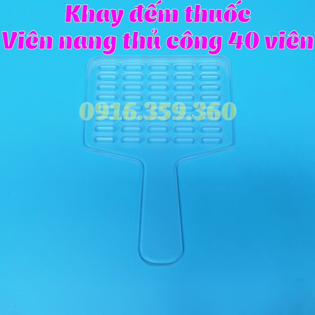 Khay đếm thuốc viên nang thủ công Size 40
