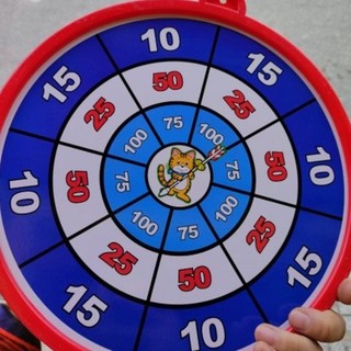 Bảng phi tiêu nam châm size 30cm kèm 3 tiêu Huy Toy Kids