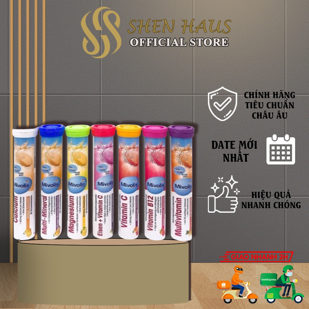 Viên Sủi Vitamin Tổng Hợp Mivolis 20 Viên Hàng Đức Chính Hãng