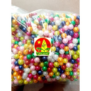 100g Hạt trai xâu vòng các màu 1cm loại đẹp