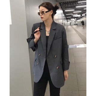 Áo blazer Hàn 4 cúc [Hình thật shop chụp]