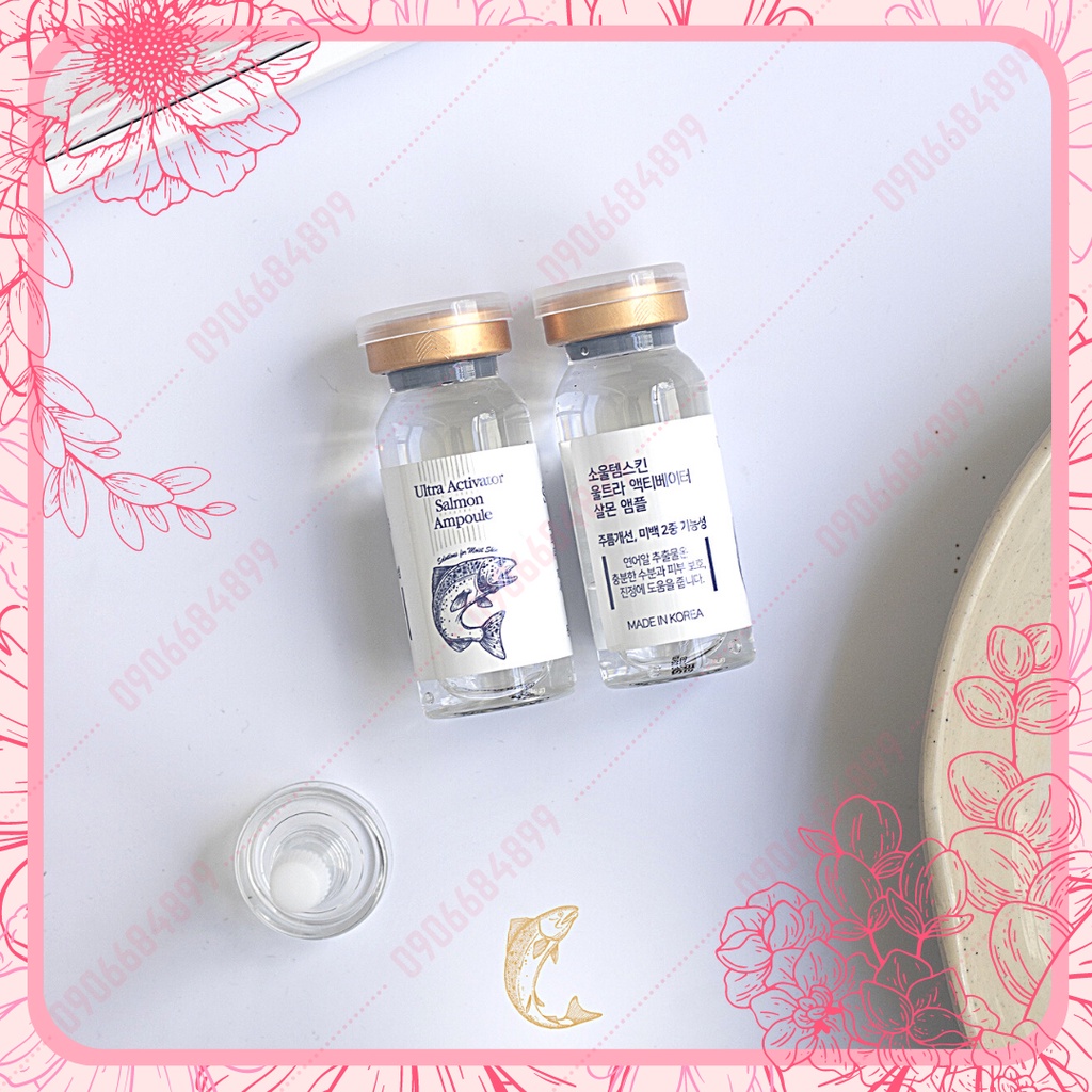 Tinh chất Tế bào gốc ⭐ SOULTEM SKIN ⭐ SOULTEM SKIN ULTRA ACTIVATOR SALMON AMPOULE