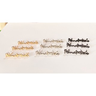 Phụ kiện túi: mác Handmade các loại