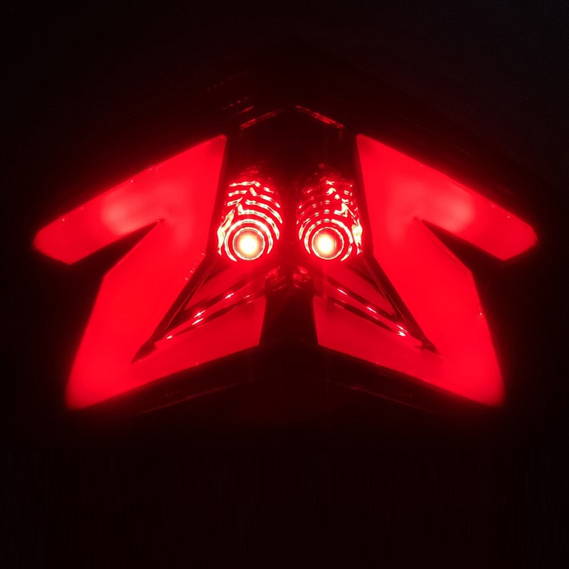 Đèn hậu led xe máy 1pc phanh sau đèn báo rẽ phía sau cho kawasaki z800 zx6r z125