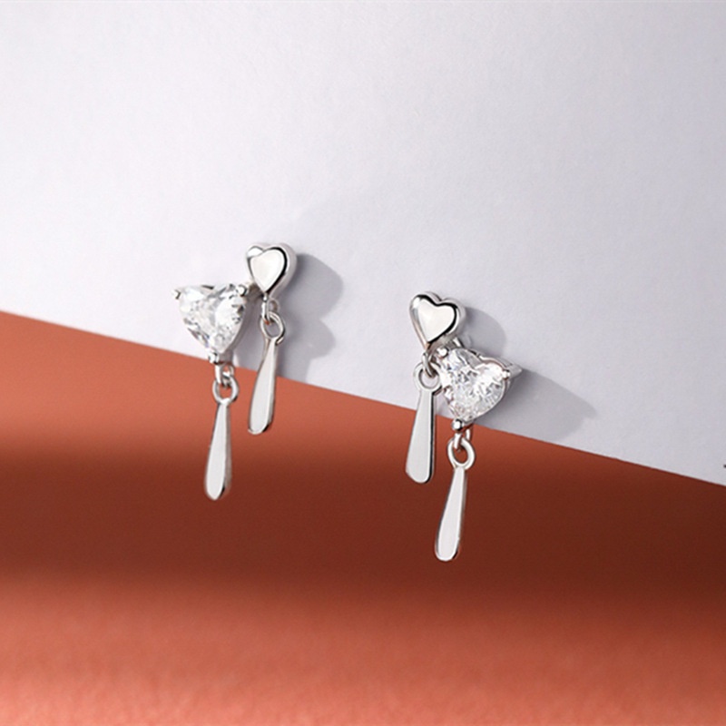 Bông Tai Mạ Bạc 925 Hình Giọt Nước Thời Trang Mới 2022 Dành Cho Nữ