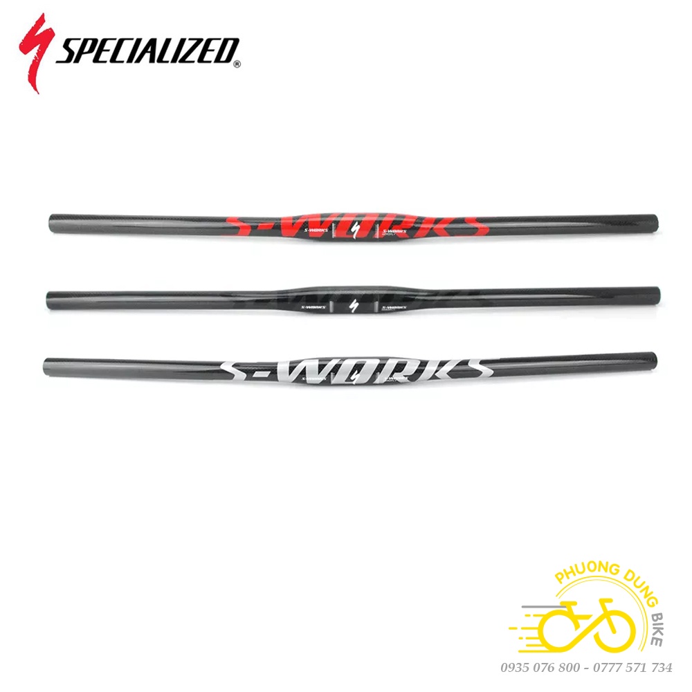 Ghi đông ngang Carbon T800 xe đạp S-WORKS 31.8x 660mm