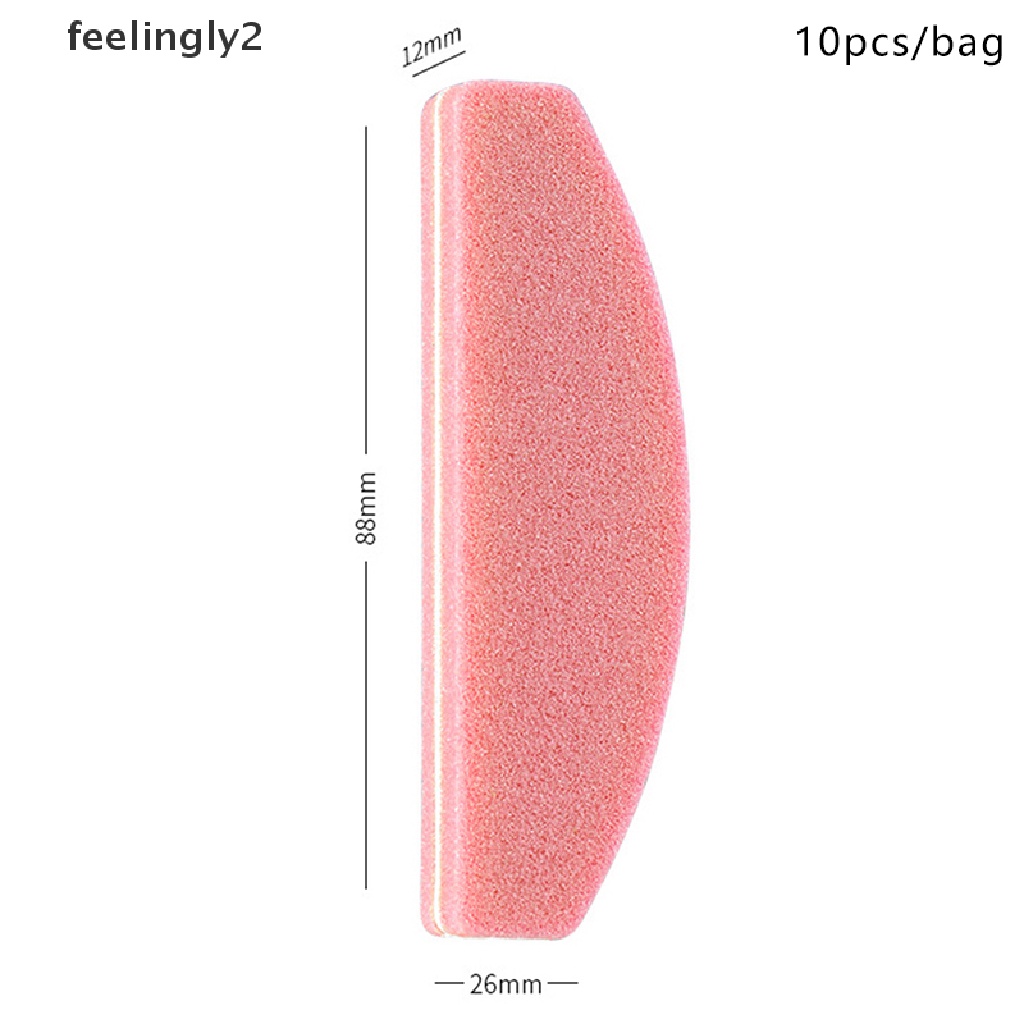 Bộ 10 Đồ Dũa Móng Tay Khối Mini 180 / 100 Grit