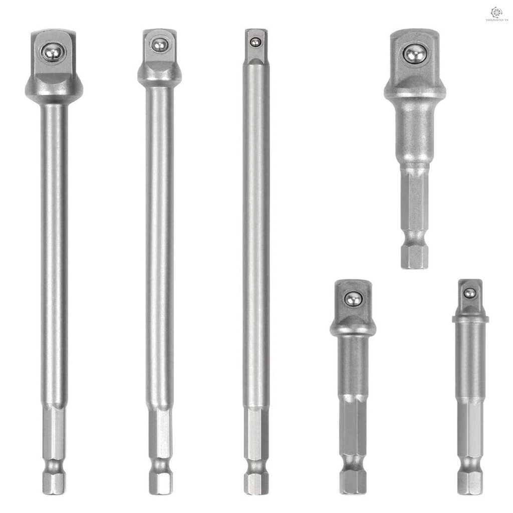 Set 6 Đầu Nối Lục Giác 6 '' & 3 '' 1 / 4 '' 3 / 8 '' 1 / 2 '' Drive 1 / 4 ''