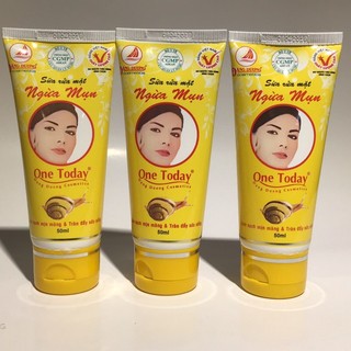 Sữa rửa mặt ngừa mụn ốc sên one today 50ml