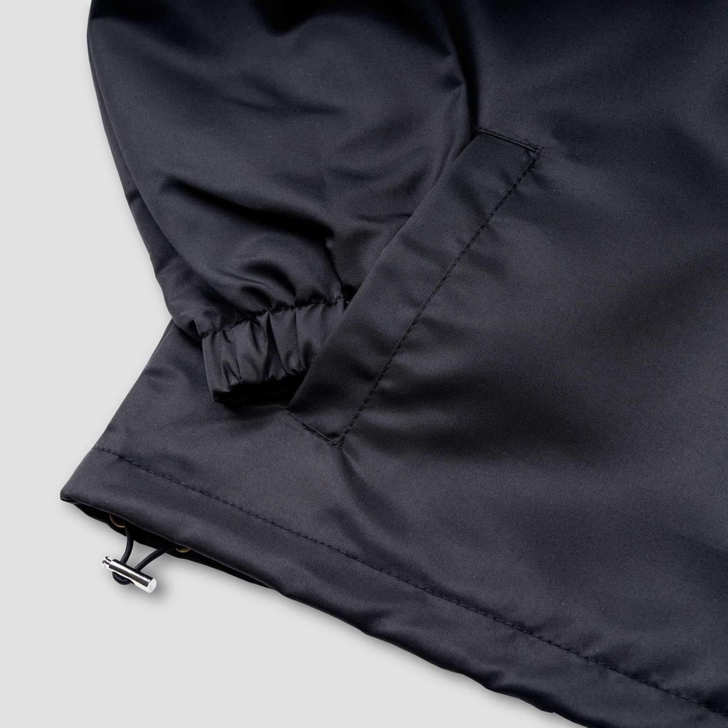 Áo khoác dù jacket trơn unisex local brand- Áo khoác 2 lớp Ullzang Basic có form rộng XL - LOUSI.SG