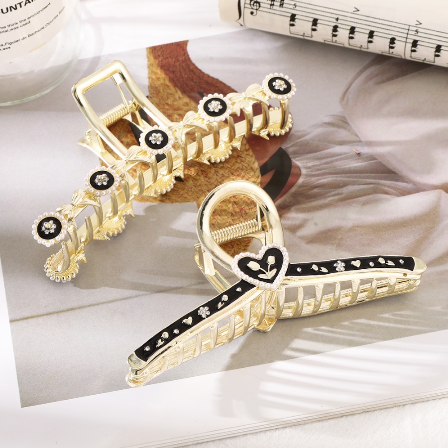 Kẹp Tóc Đính Đá Và Ngọc Trai Thời Trang Cho Nữ