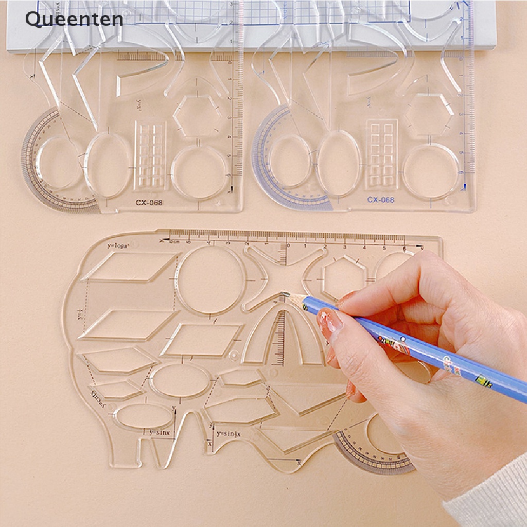 Thước Vẽ Hình Học Góc Queenten al QT