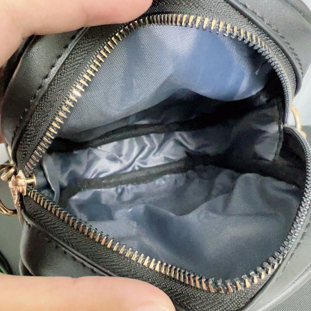 Túi đeo chéo da MOKANA túi chéo nam họa tiết đan chống sốc chống nước nhỏ gọn TC040