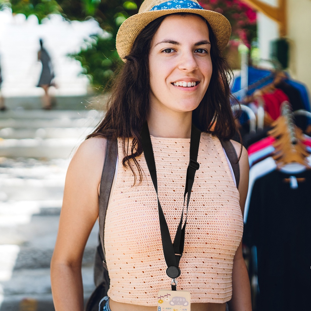 Dây Đeo Điện Thoại Bằng Nilon Kèm Vòng Đệm Kim Loại Chống Thất Lạc Nhiều Màu Tùy Chỉnh Tiện Dụng