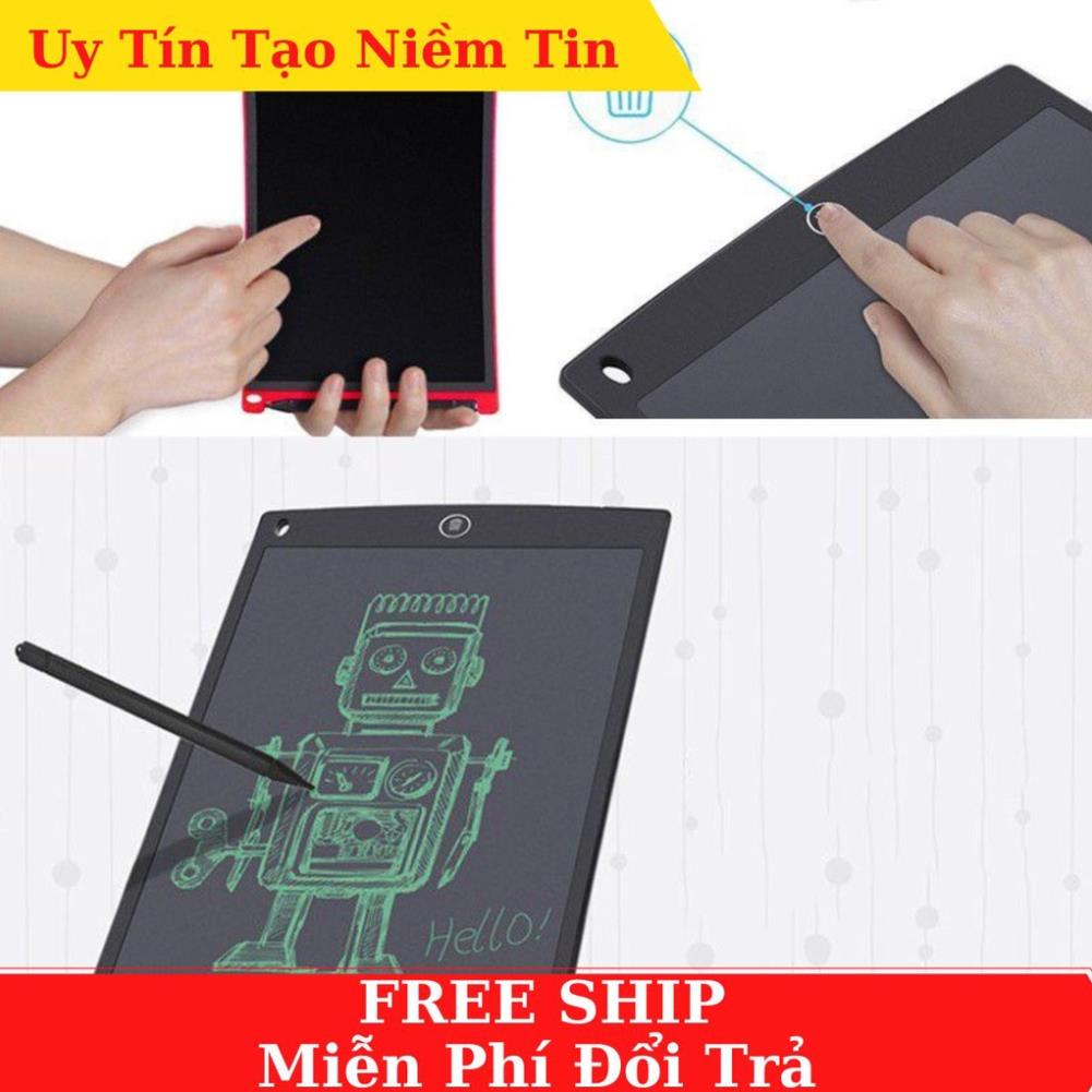 Bảng viết tự xóa LCD, Bảng Vẽ Điện Tử Thông Minh Tự Động Xóa Thúc Đẩy Tư Duy Sáng Tạo Cho Bé 8.5 inch