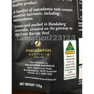 NHÂN HẠT MACA MẬT ONG ÚC TÚI 135GR