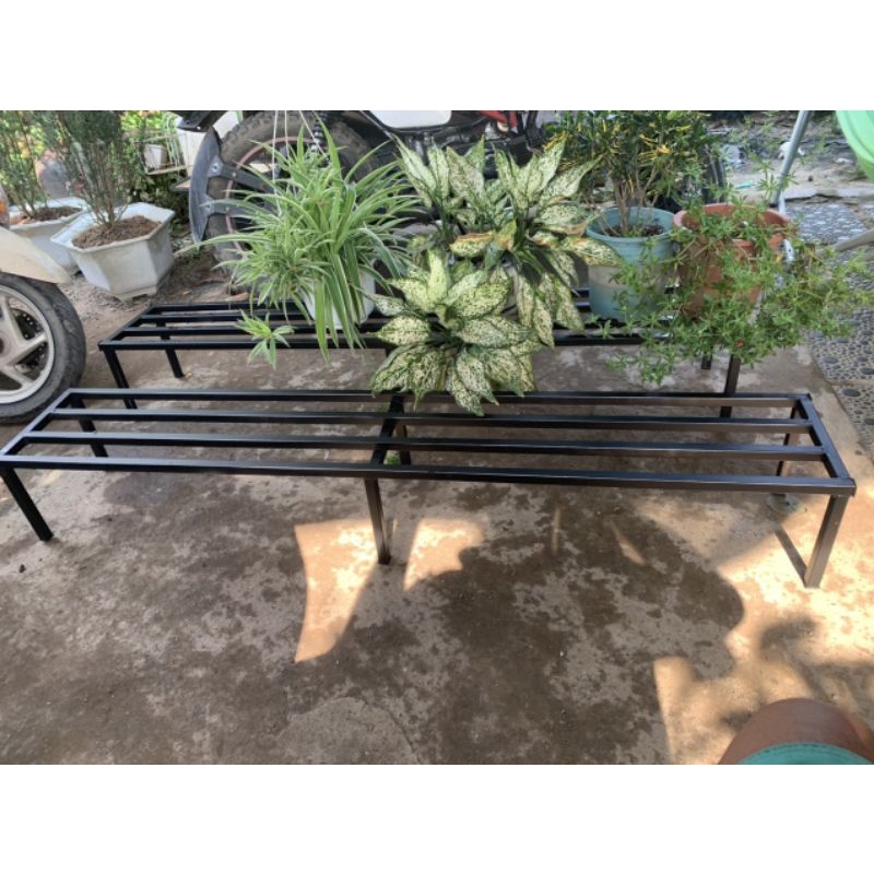 Khung sắt kê chậu dài 150 rộng 25 cao20cm