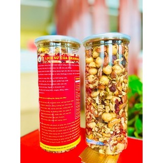 Granola ngũ cốc dinh dưỡng ăn kiêng - hủ 500gr siêu hạt