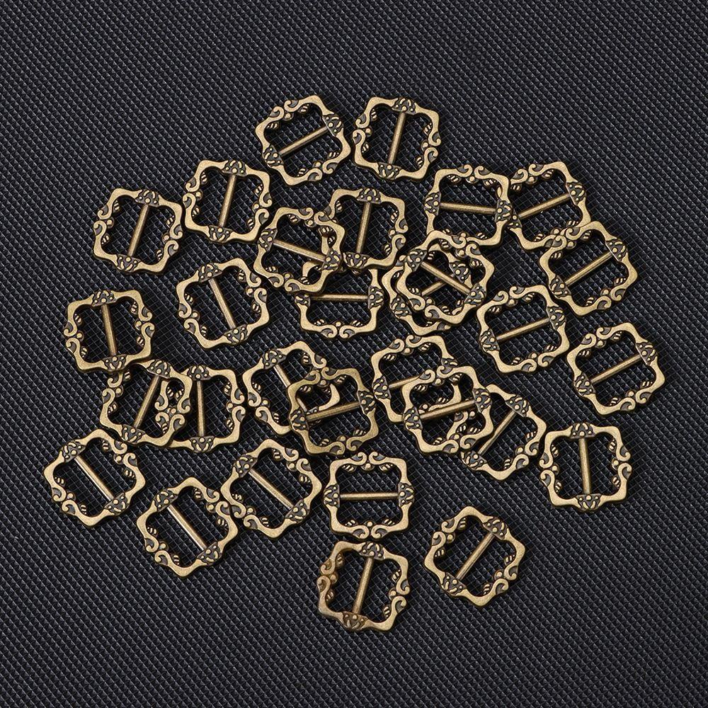 Set 30 Khóa Nhựa 9mm 4 Màu Cầu Vồng Cho Búp Bê